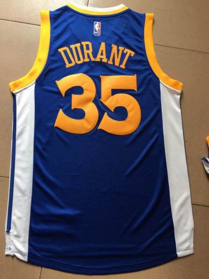 Men Golden State Warriors 35 Durant Blue Champions NBA Jerseys